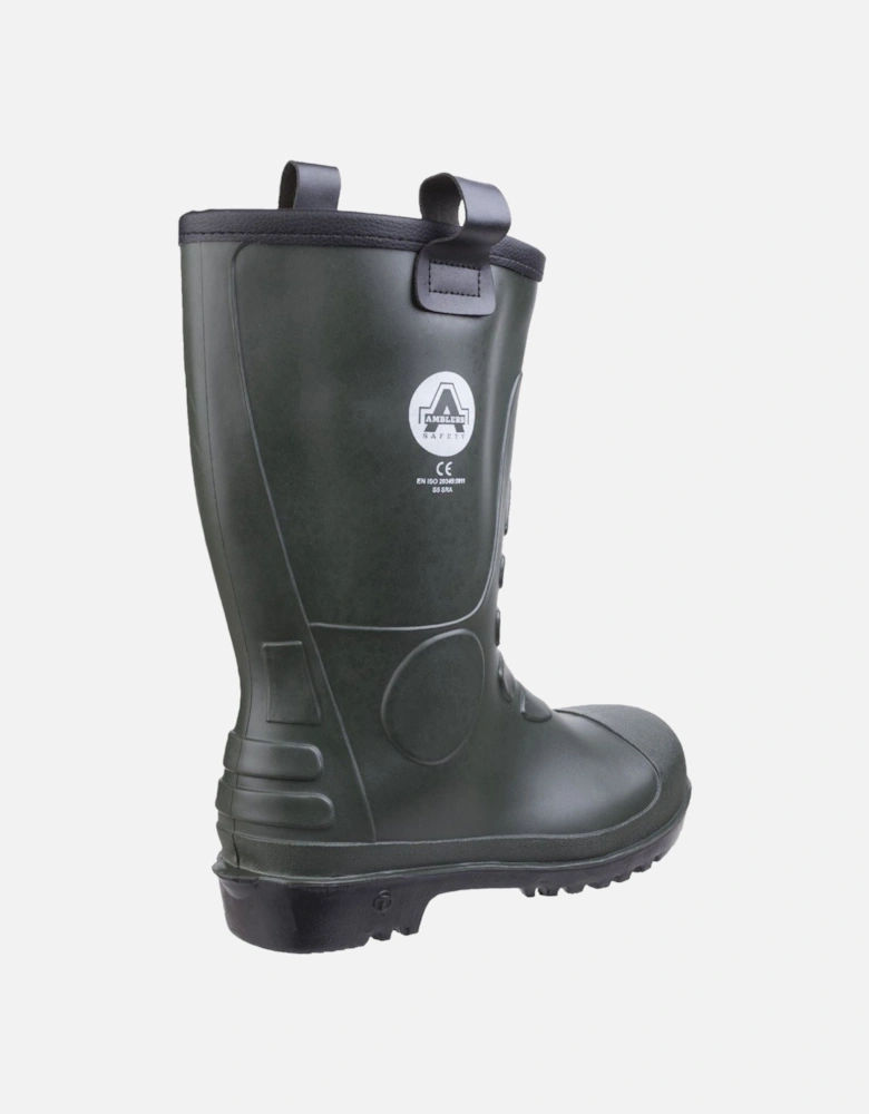 model FS97 PVC Rigger Safety Boot Male in Green