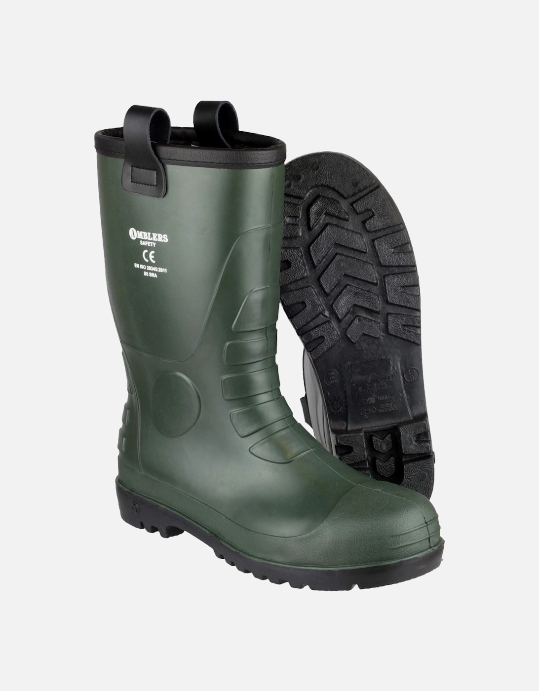 model FS97 PVC Rigger Safety Boot Male in Green