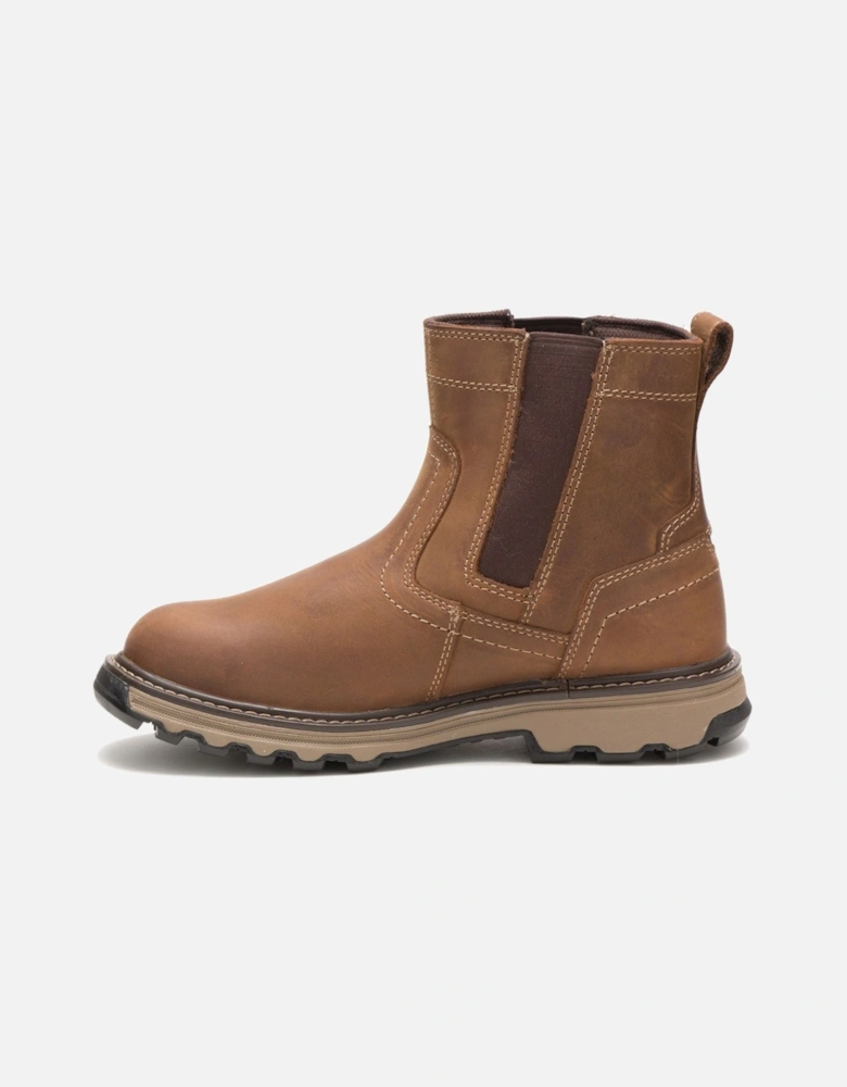 model Pelton Safety Boot Male in Dark Beige