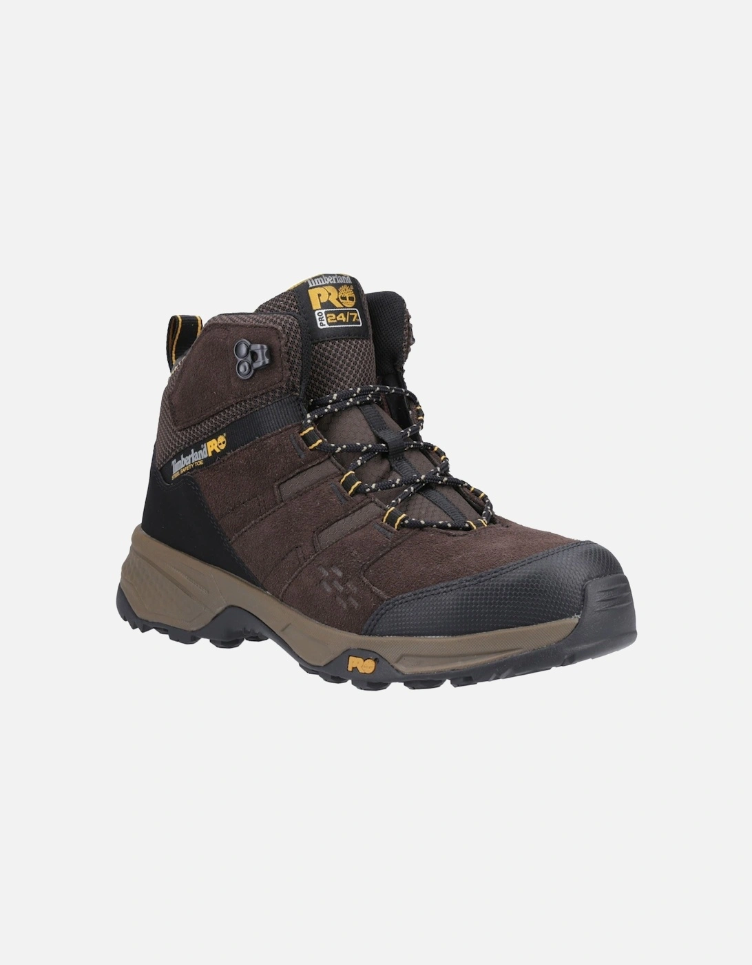 Pro model Switchback Safety Boot Male in Dark Brown, 10 of 9