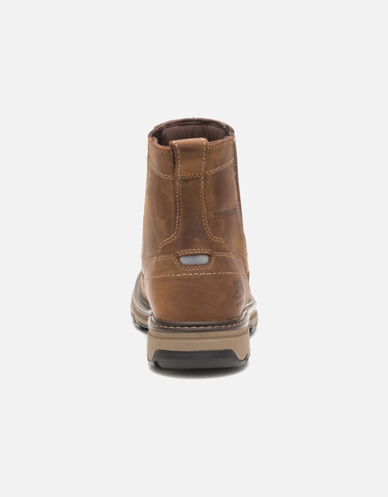 model Pelton Safety Boot Male in Dark Beige