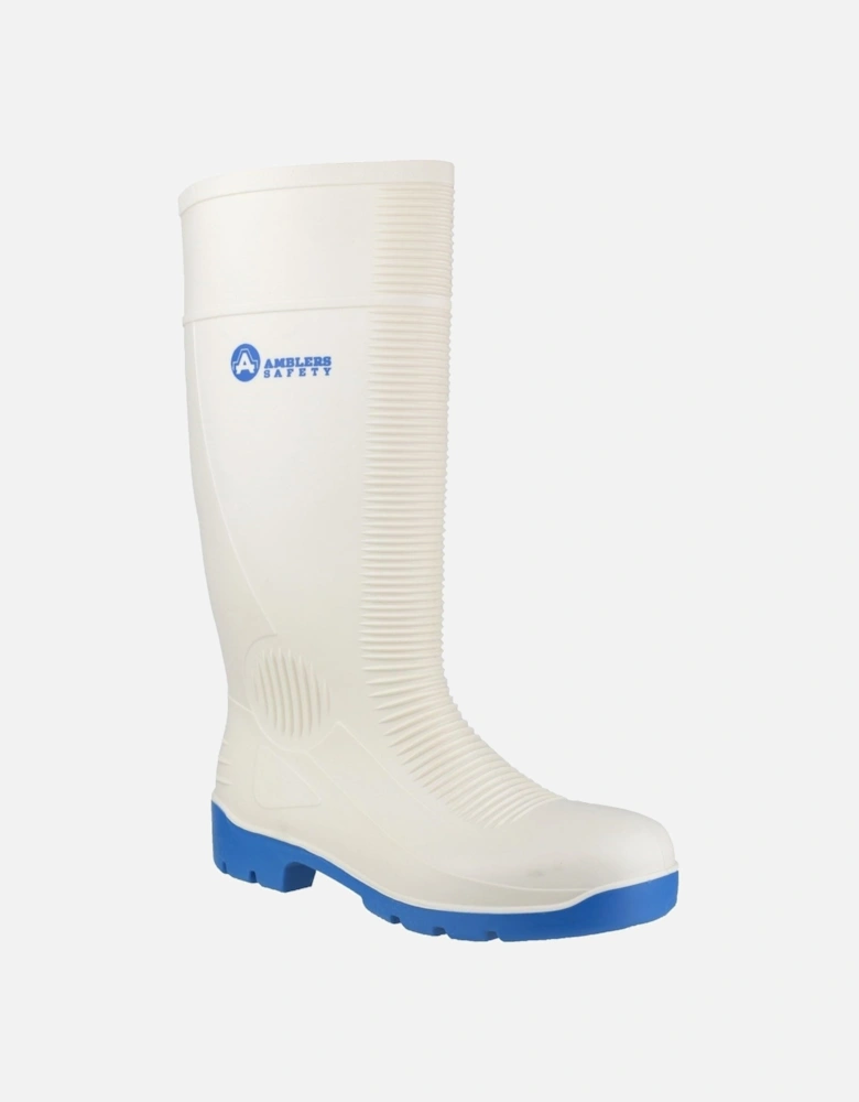 FS98 PVC/Nitrile Rubber White Wellington Boots