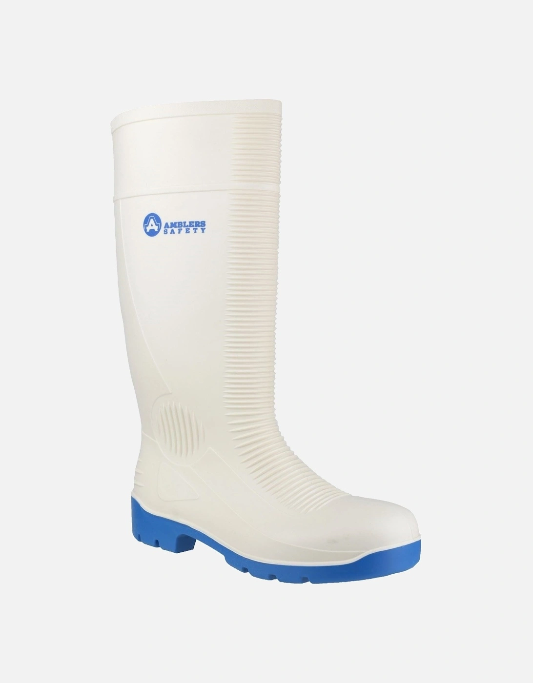 FS98 PVC/Nitrile Rubber White Wellington Boots, 7 of 6