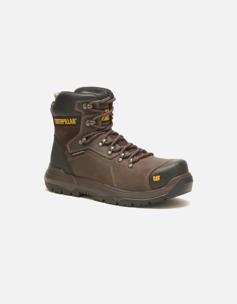 Caterpillar Diagnostic 2.0 Leather Coffee Safety Boots