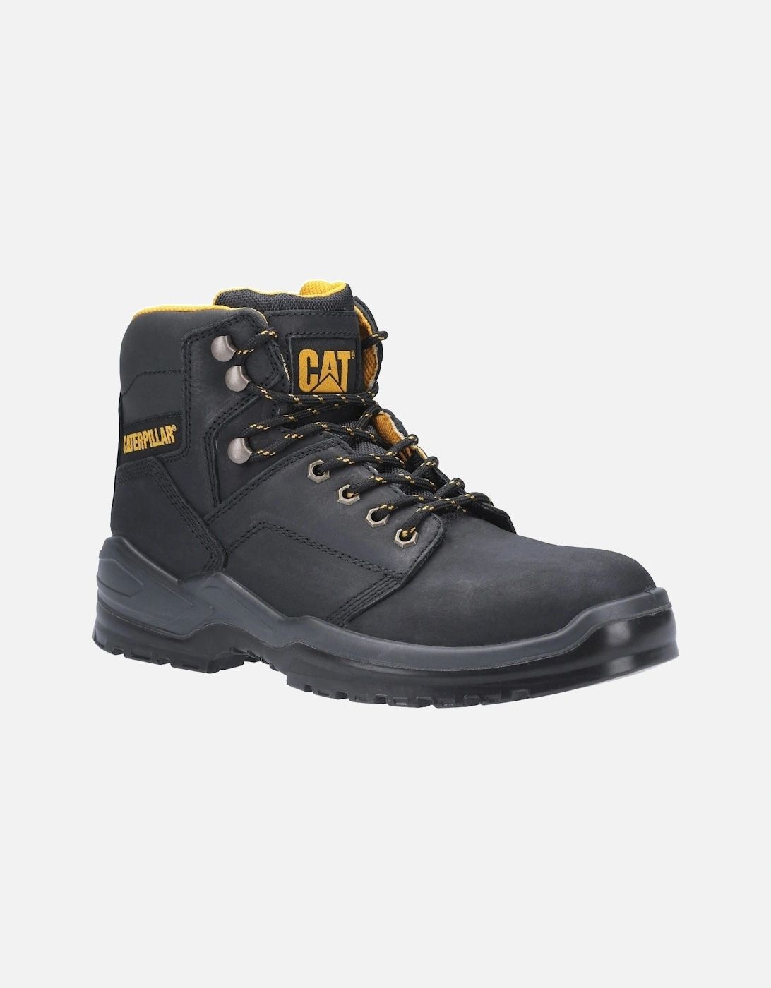 Caterpillar Striver Leather Black Safety Boots, 10 of 9