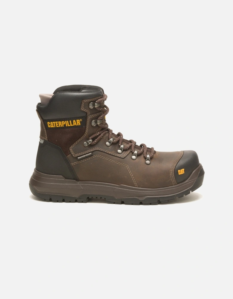 Caterpillar Diagnostic 2.0 Leather Coffee Safety Boots