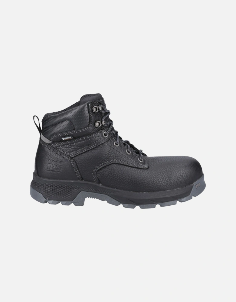 Pro Titan 6" Leather Black Safety Boots