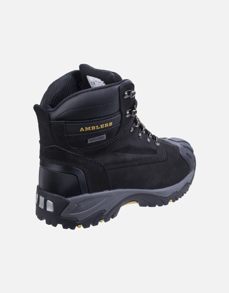 FS987 Nubuck Black Safety Boots