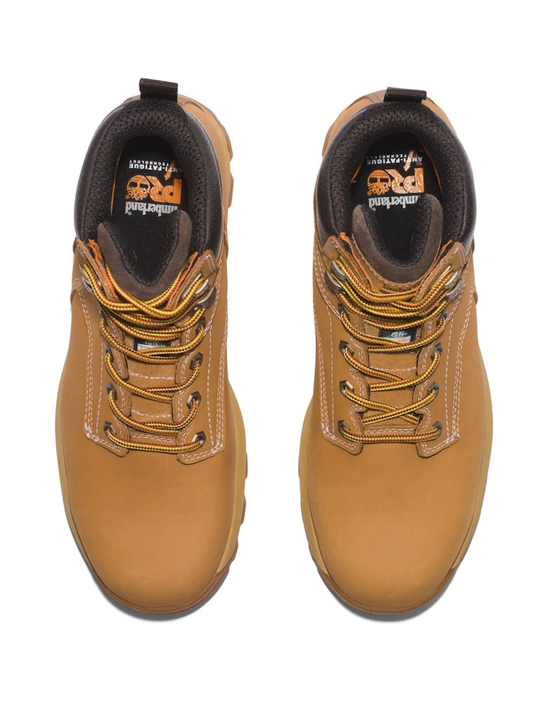 Pro Titan 6" Leather Wheat Safety Boots