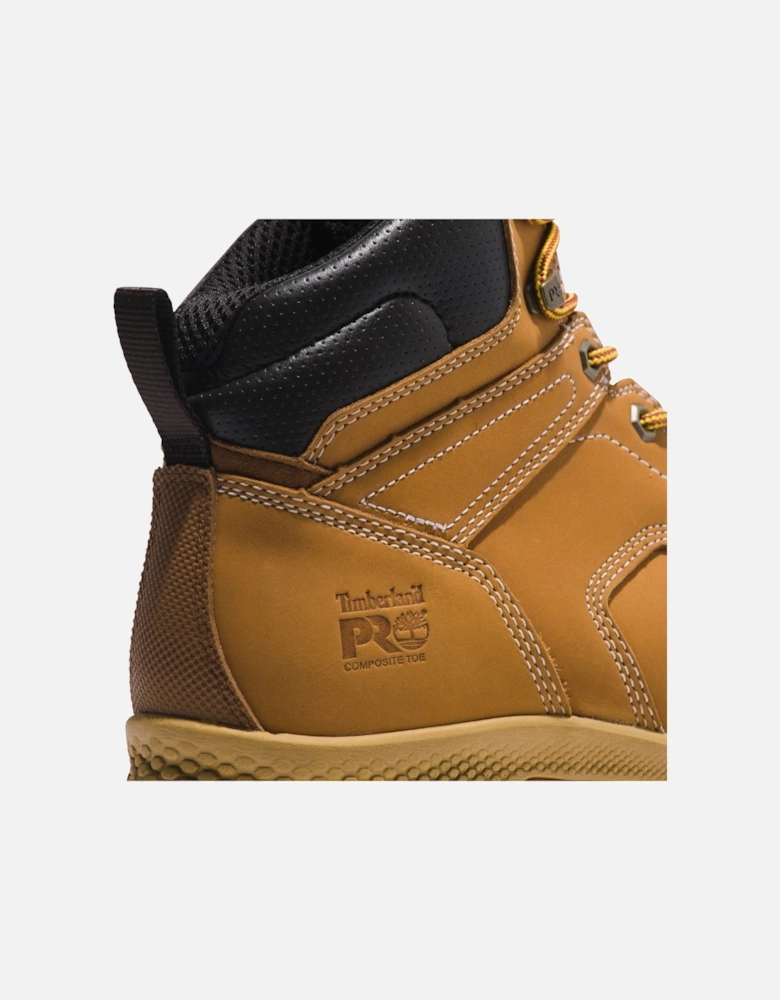 Pro Titan 6" Leather Wheat Safety Boots