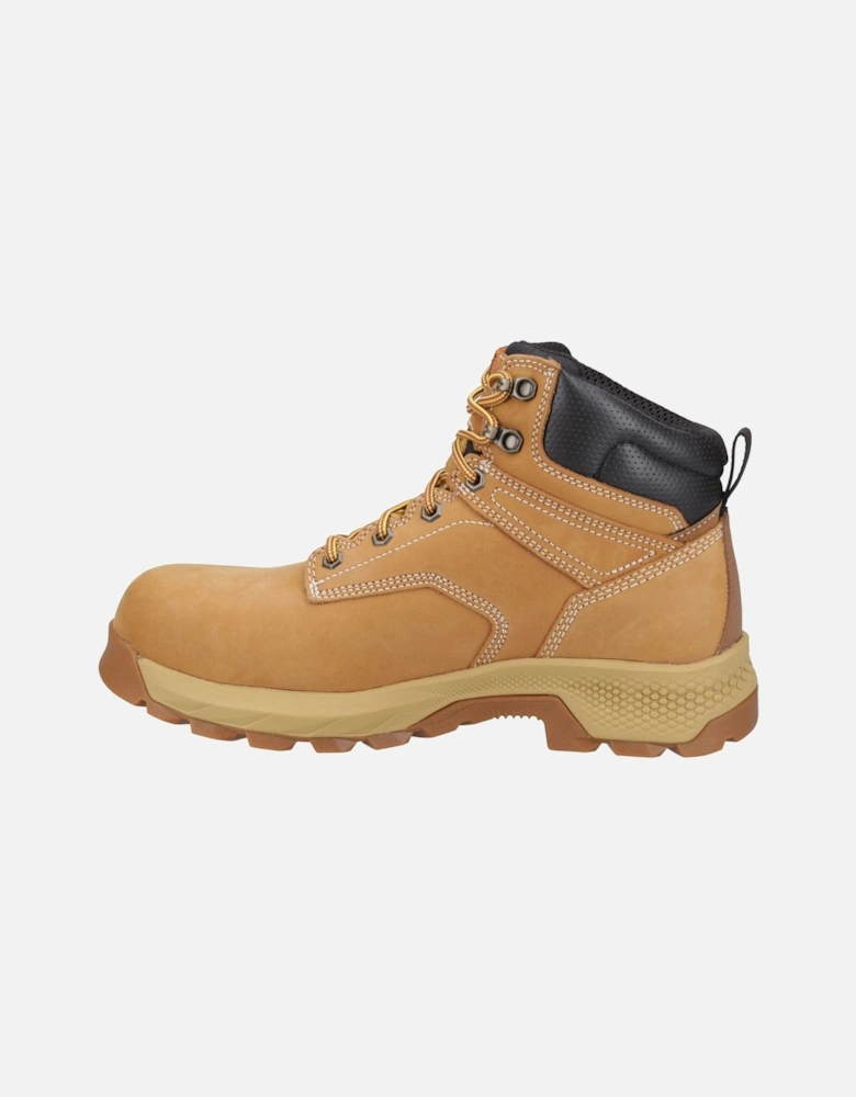 Pro Titan 6" Leather Wheat Safety Boots