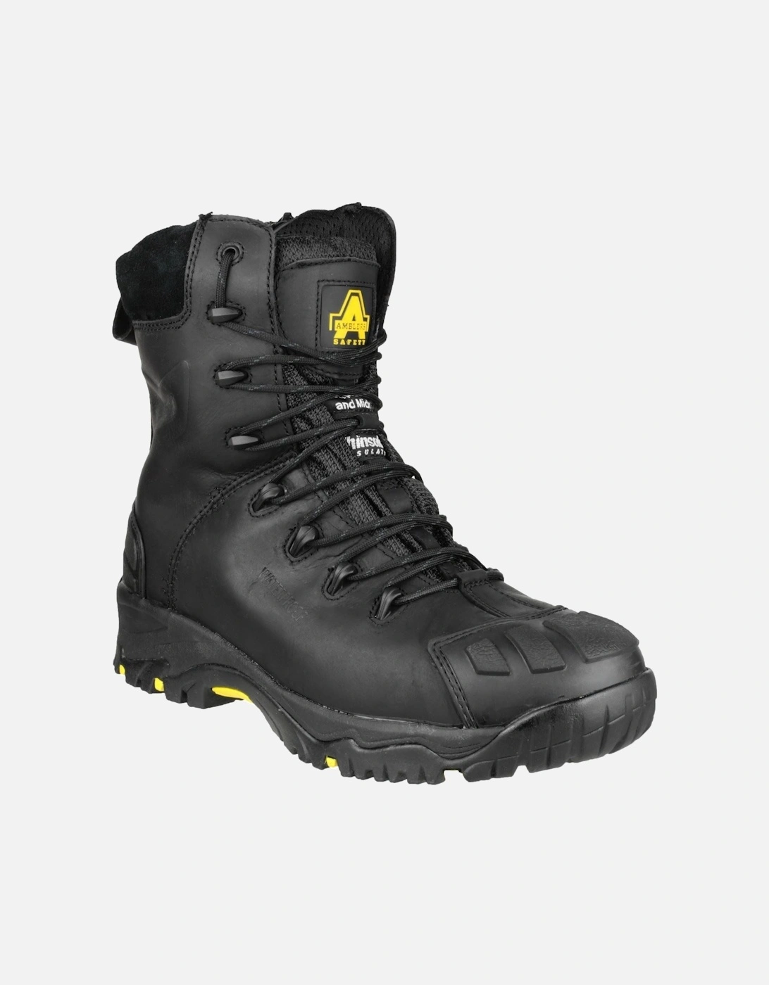 FS999 Leather Black Safety Boots, 10 of 9