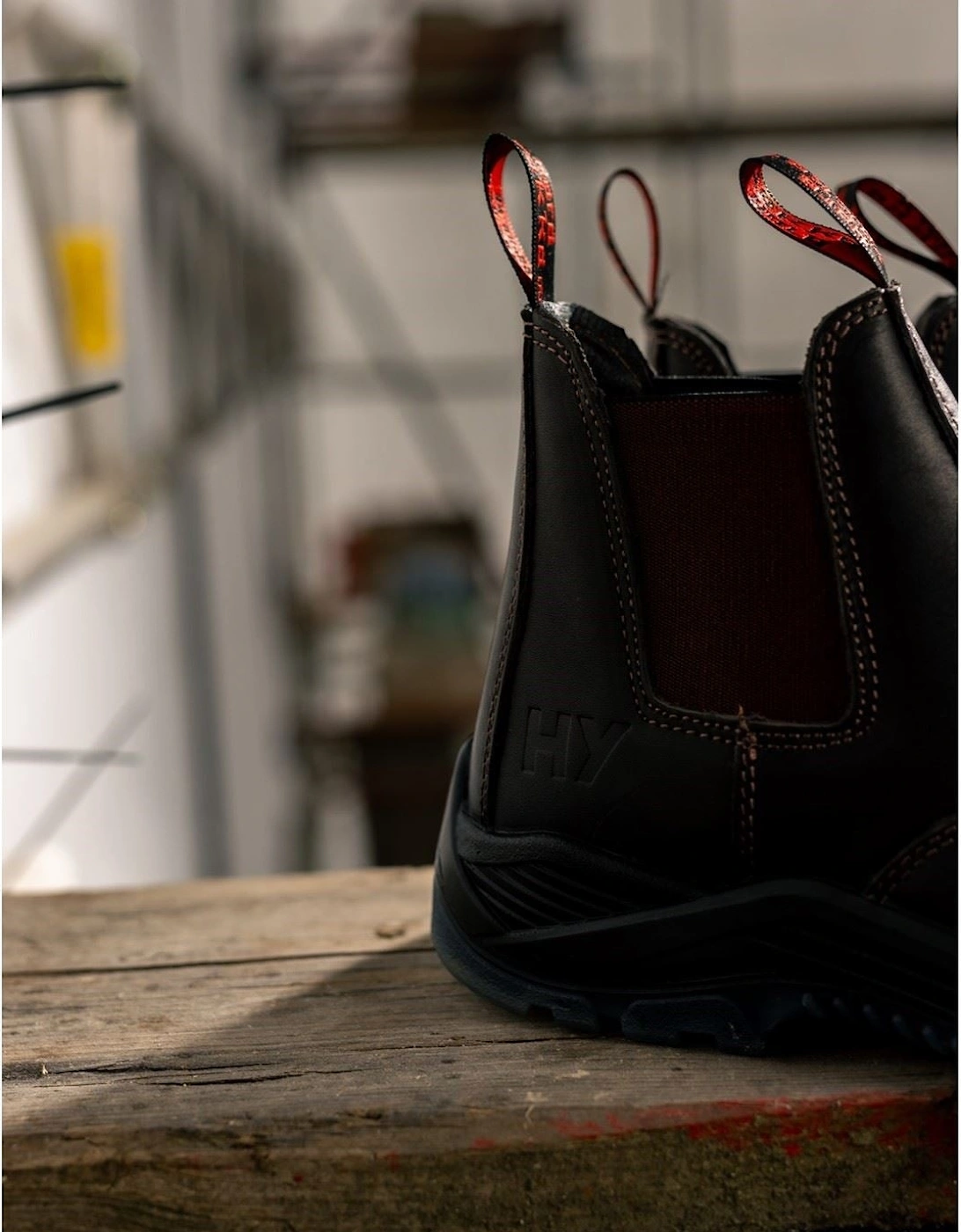 Banjo Leather Brown Safety Boots