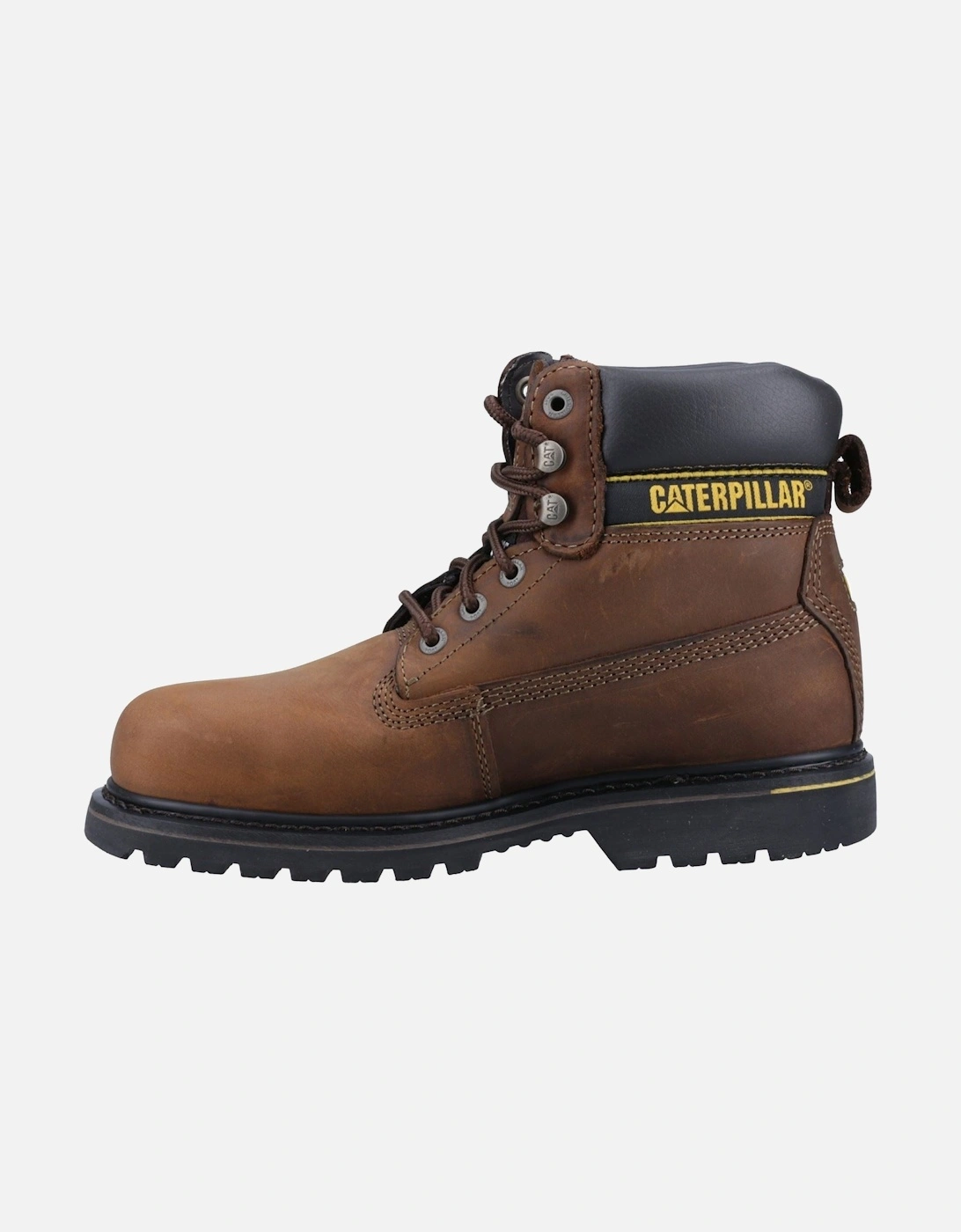 Caterpillar Holton Leather Brown Safety Boots