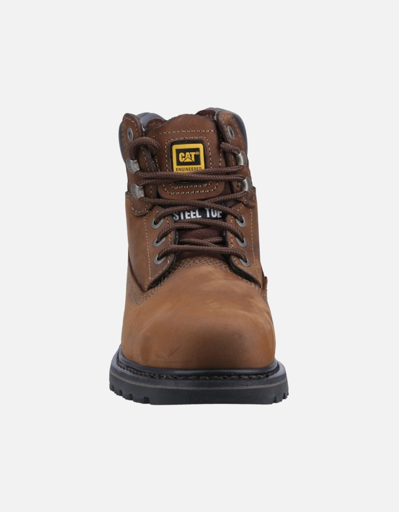 Caterpillar Holton Leather Brown Safety Boots