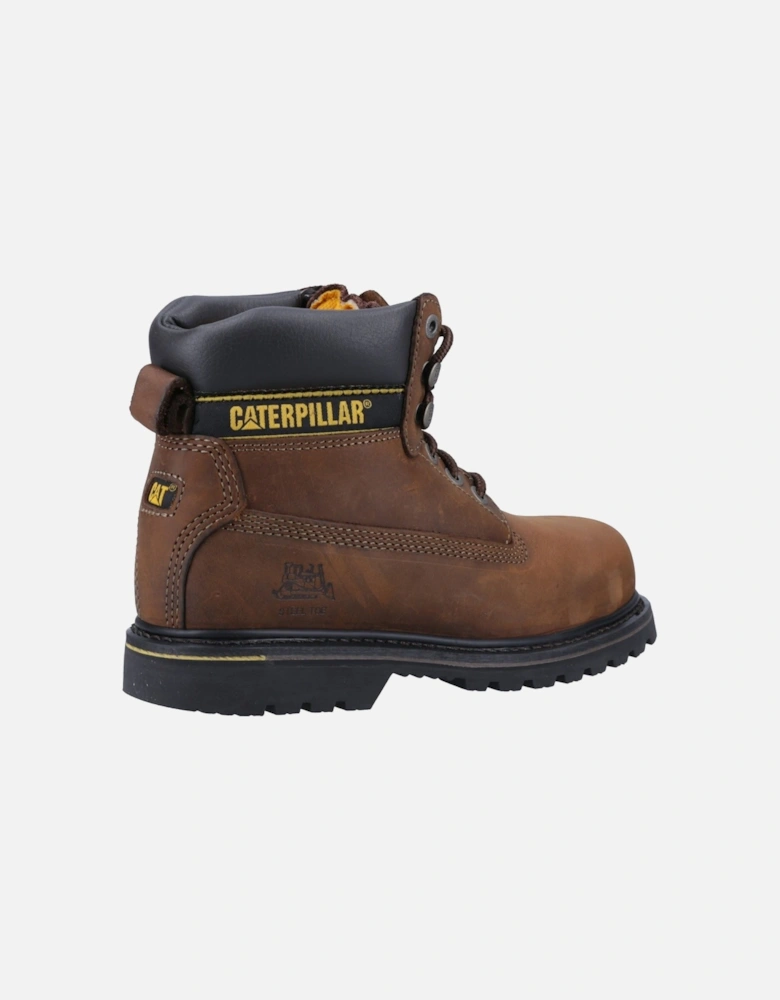 Caterpillar Holton Leather Brown Safety Boots