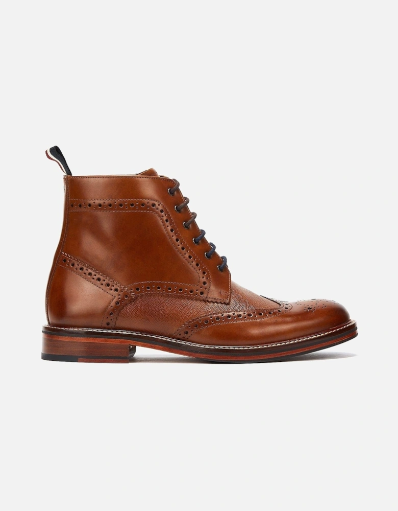 - BS12602 MENS ALFRED BROGUE BOOT TAN