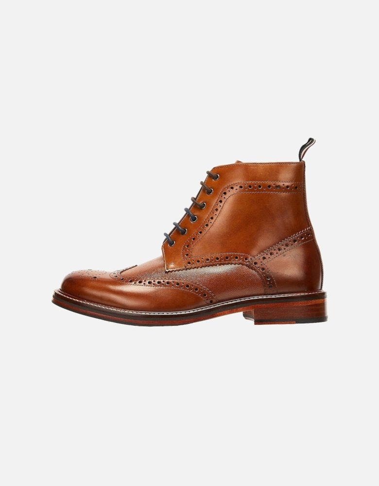 - BS12602 MENS ALFRED BROGUE BOOT TAN