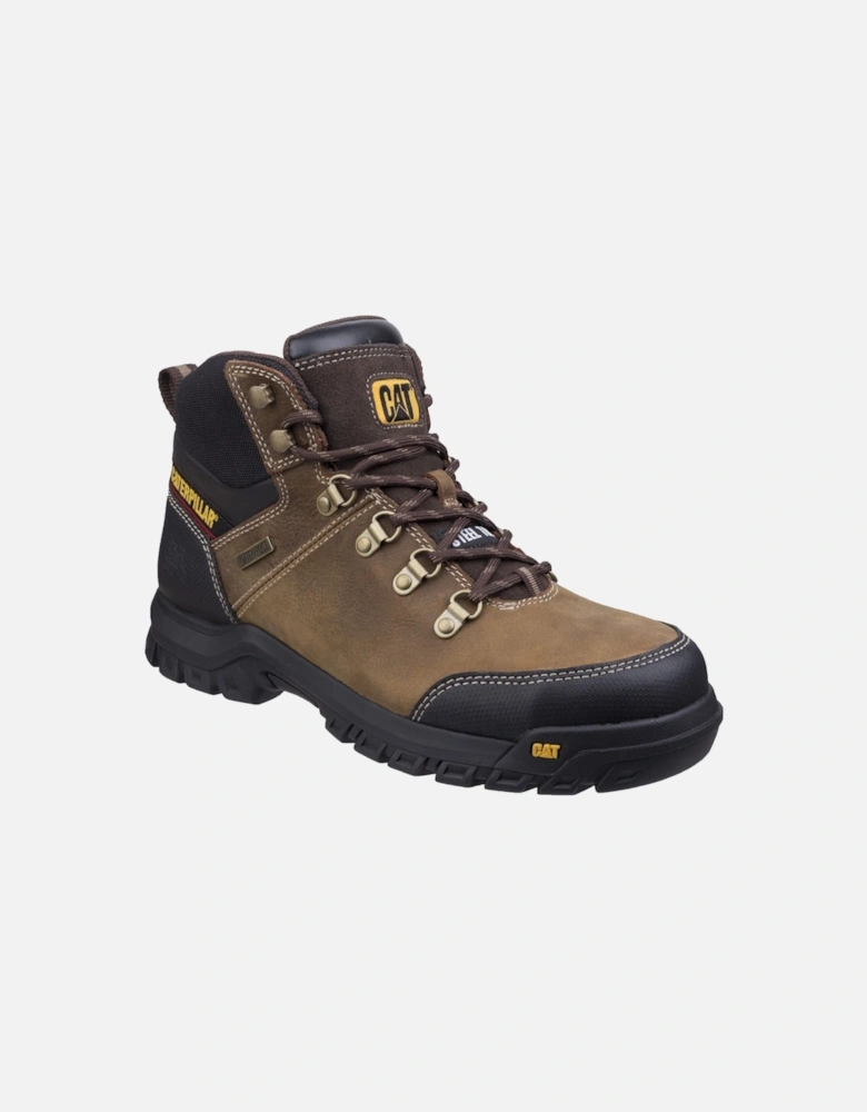 Caterpillar Framework Leather Seal Brown Safety Boots