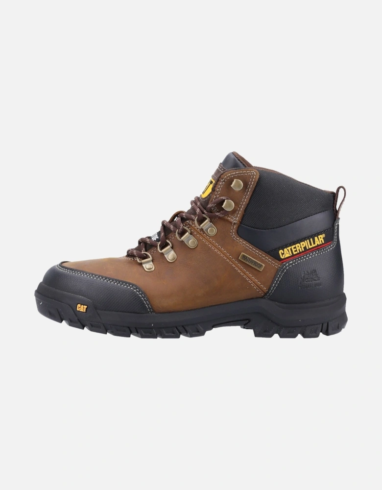 Caterpillar Framework Leather Seal Brown Safety Boots