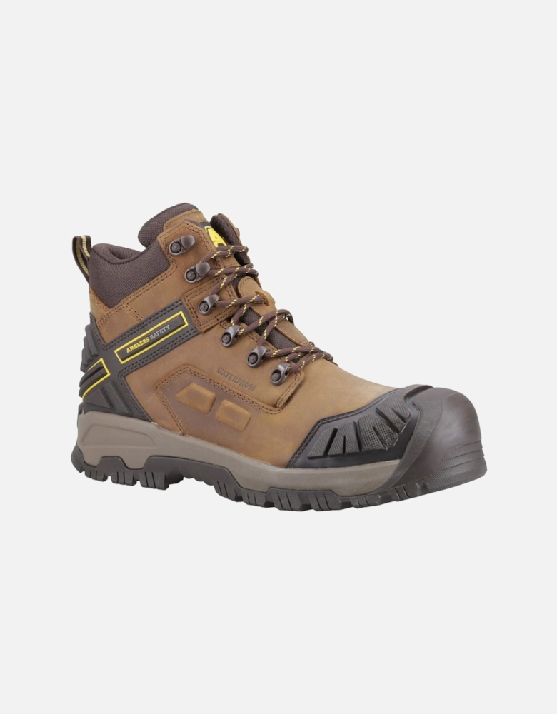 Quarry Leather Brown Safety Boots