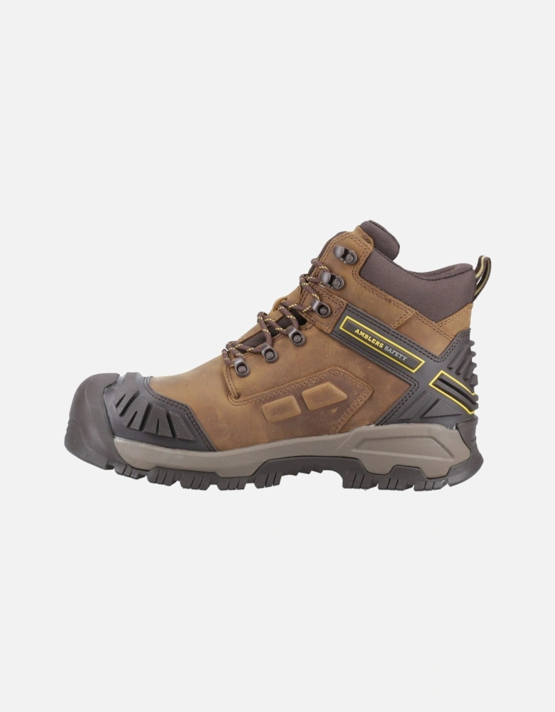 Quarry Leather Brown Safety Boots