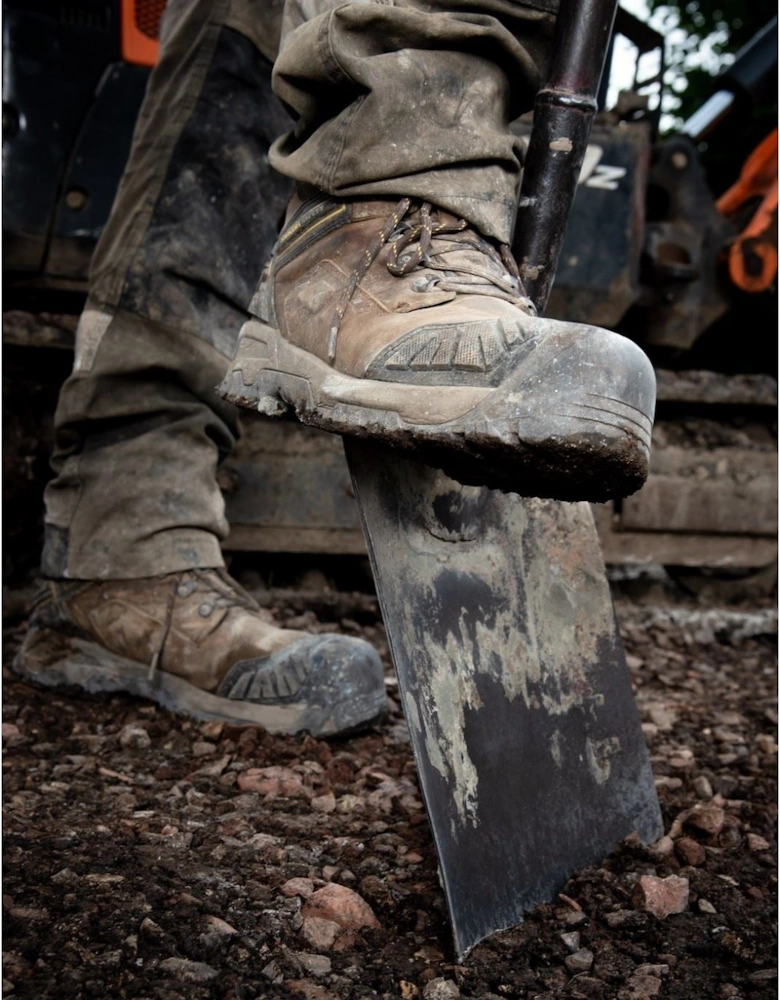 Quarry Leather Brown Safety Boots