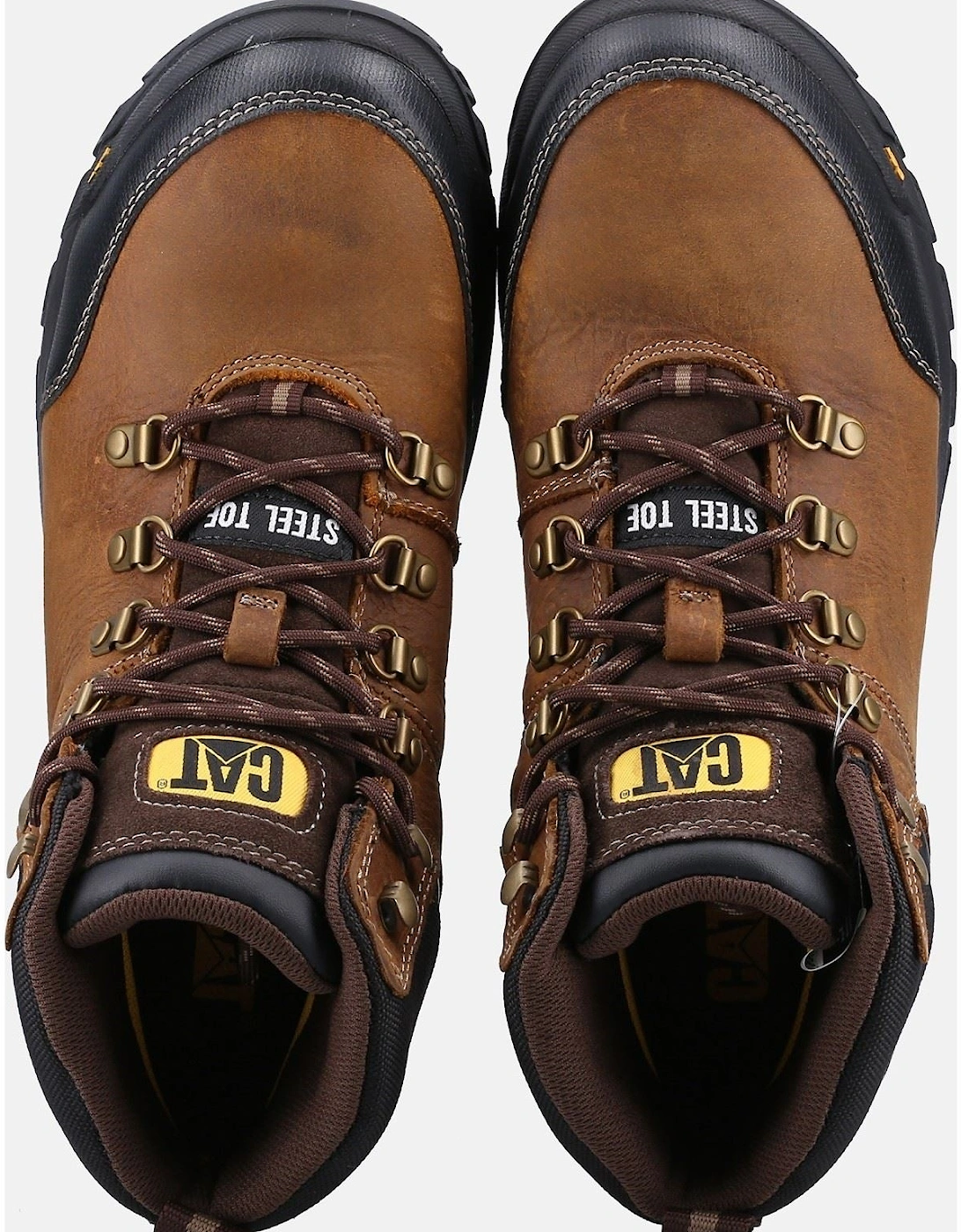 Caterpillar Framework Leather Seal Brown Safety Boots