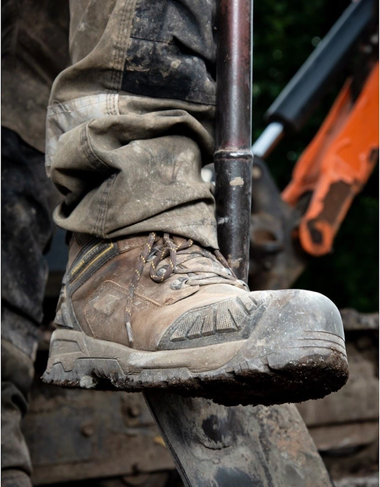 Quarry Leather Brown Safety Boots