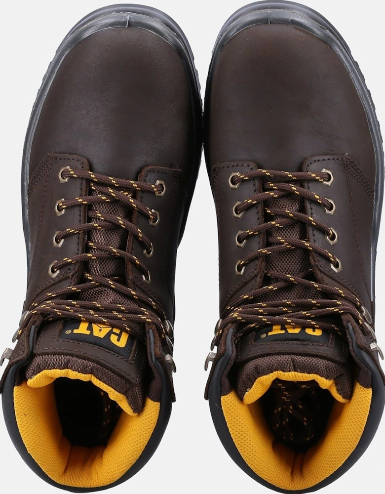 Caterpillar Striver Leather Brown Safety Boots