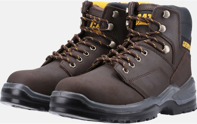 Caterpillar Striver Leather Brown Safety Boots