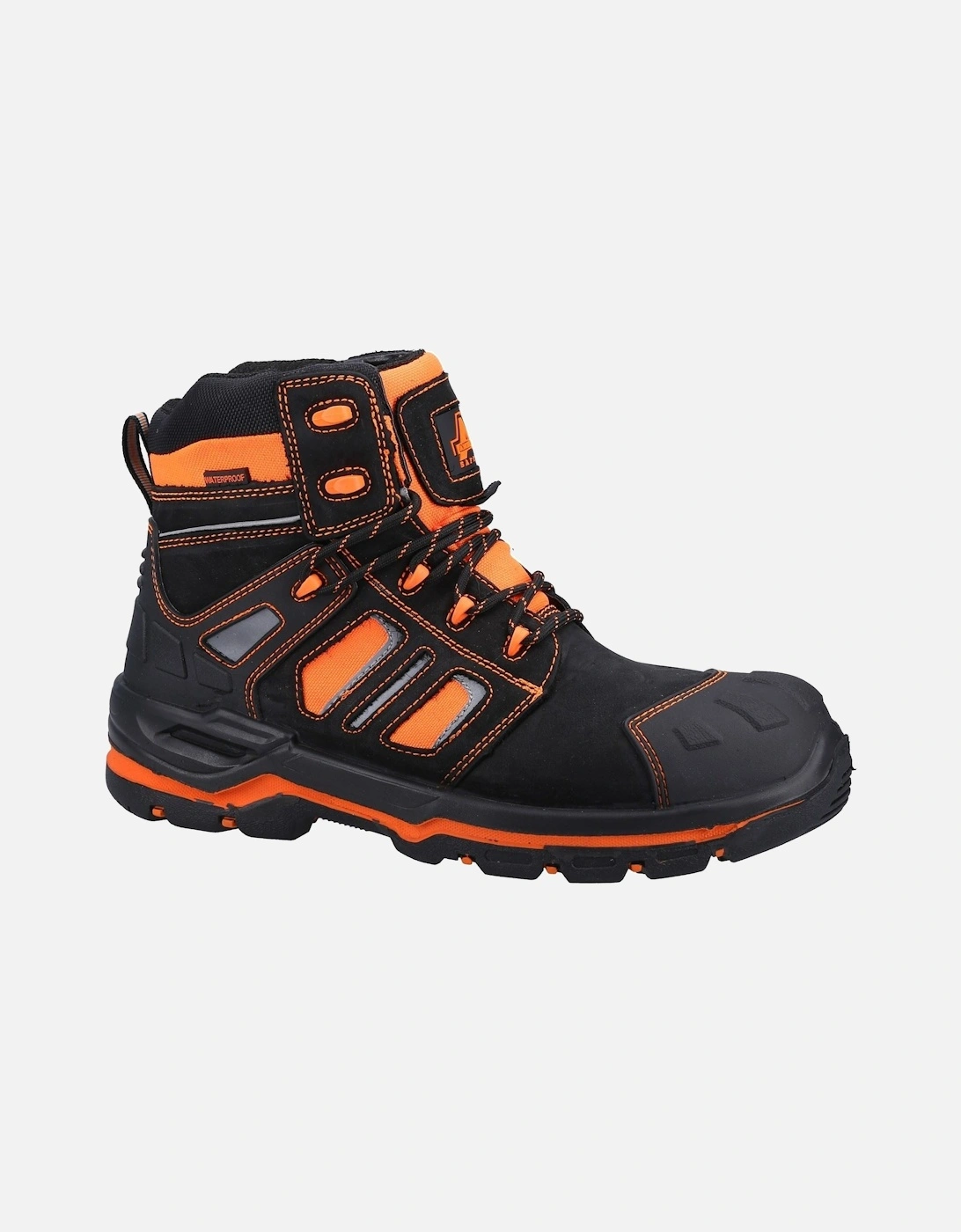 model AS971C Radiant Safety Boot Unisex in Orange, 10 of 9