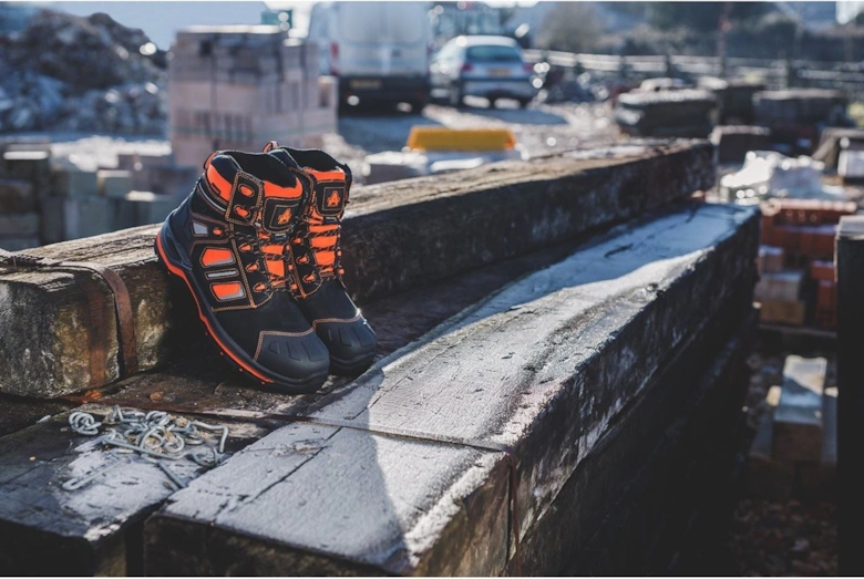 Radiant Leather Orange Safety Boots