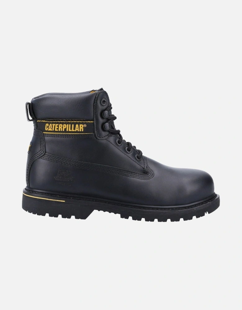 Caterpillar Holton Leather Black Safety Boots