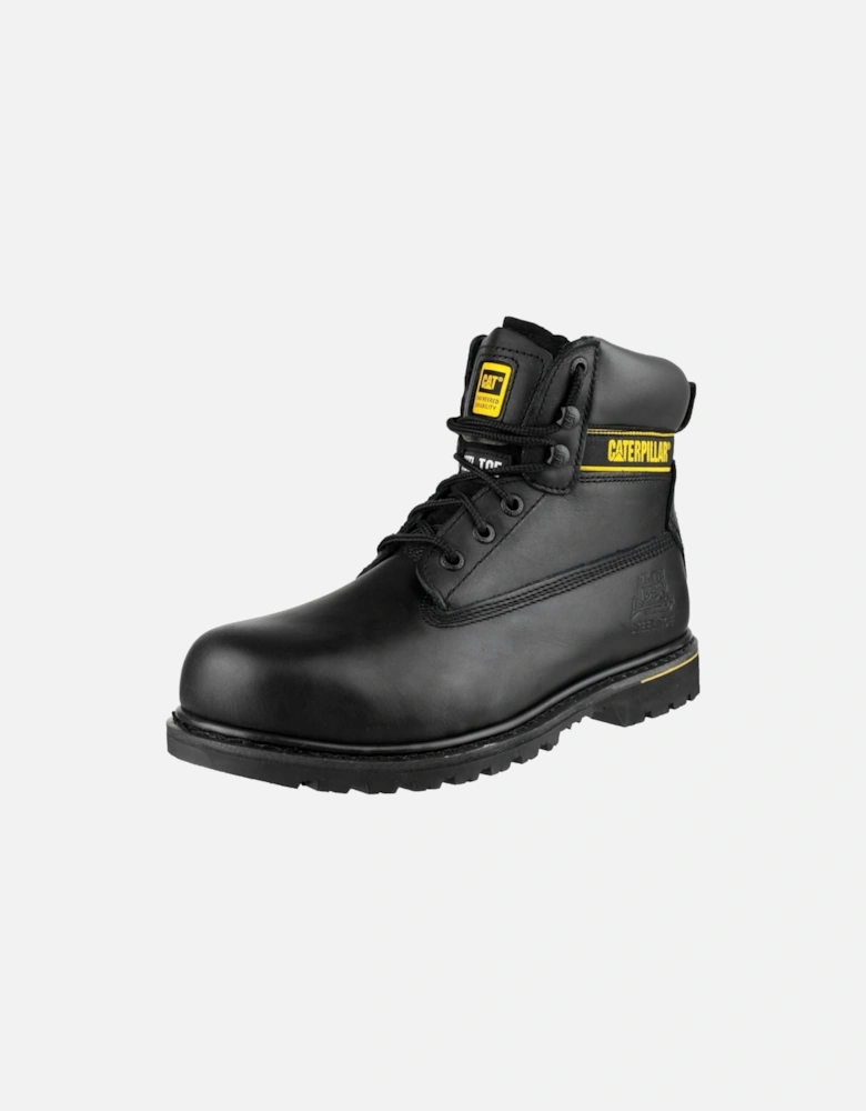 Caterpillar Holton Leather Black Safety Boots