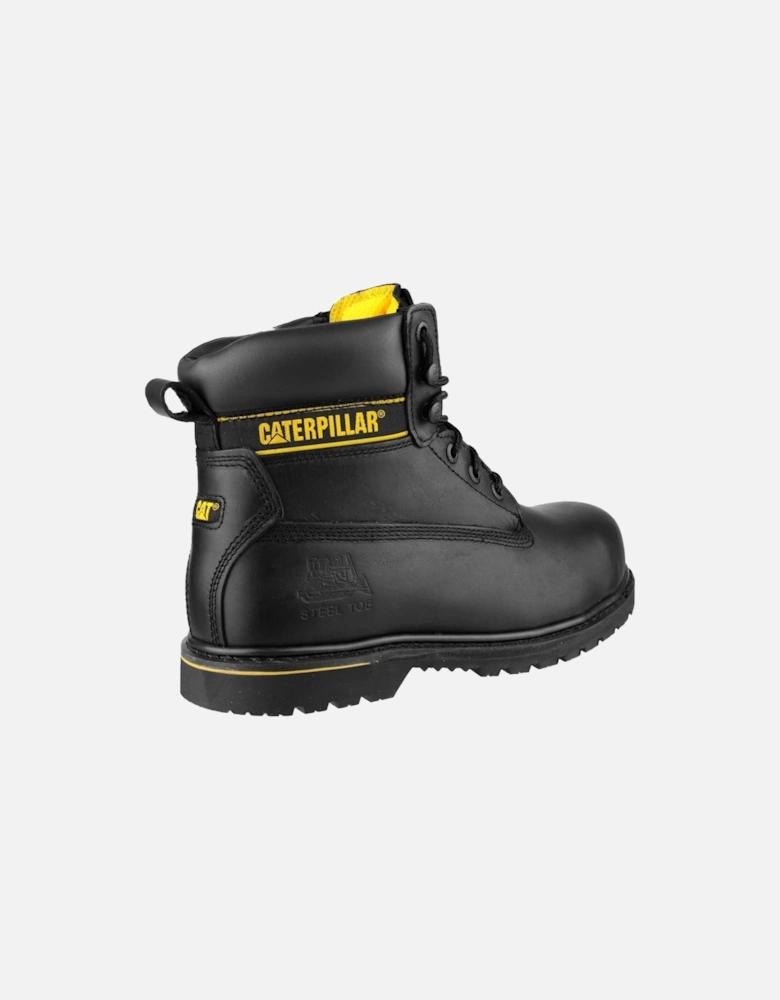 Caterpillar Holton Leather Black Safety Boots