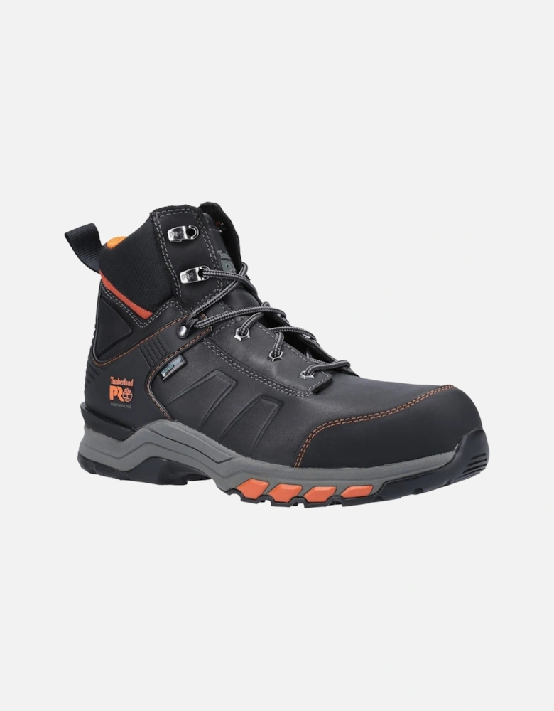 Pro Hypercharge Work Leather Black/Orange Safety Boots