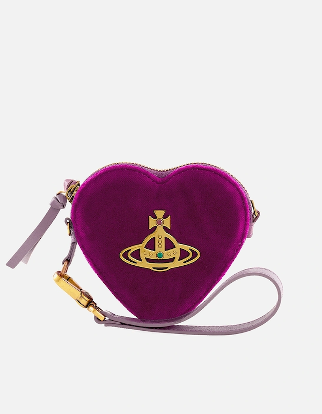 Heart Velour Wristlet, 2 of 1