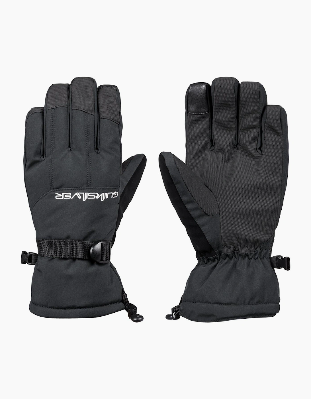 Quiksilver Mens Mission Snow Gloves - Black - Size: S
