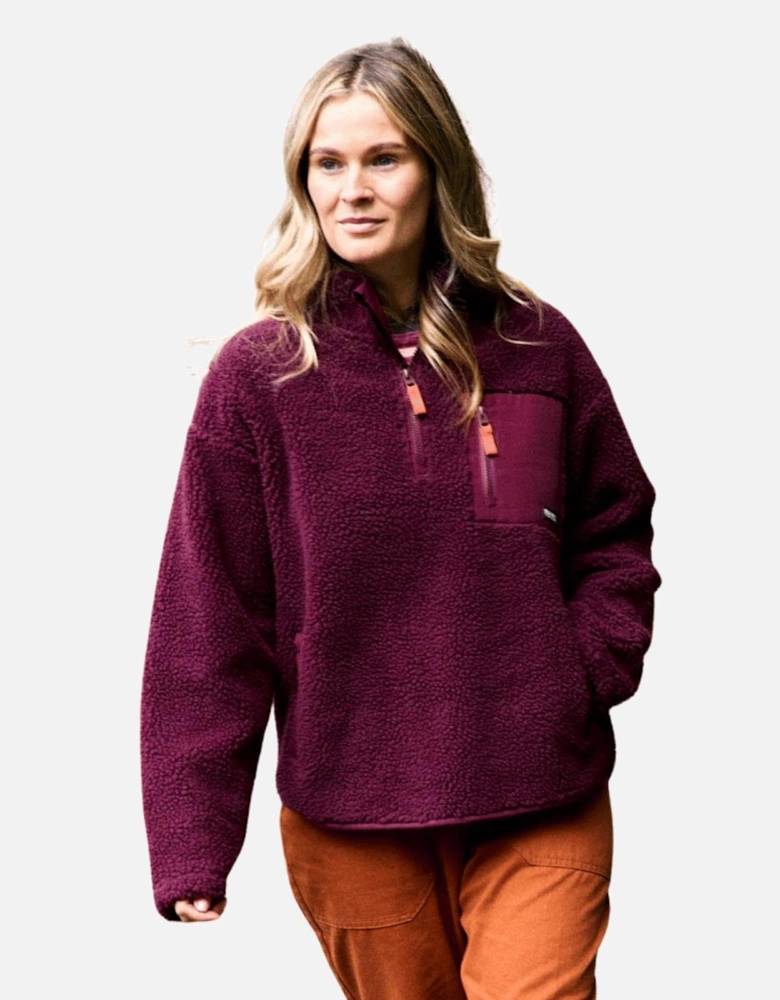 Womens Zella Half Zip Fleece