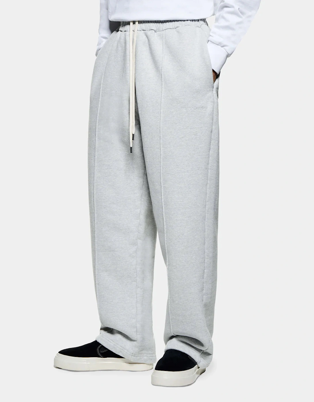 Relaxed Fit 800 GSM Superweight Wide Leg Joggers