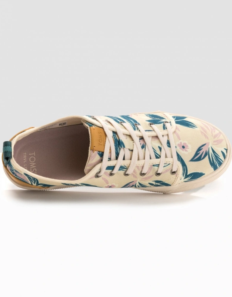 Lilac Floral Print Trvl Lite Low Womens Sneaker