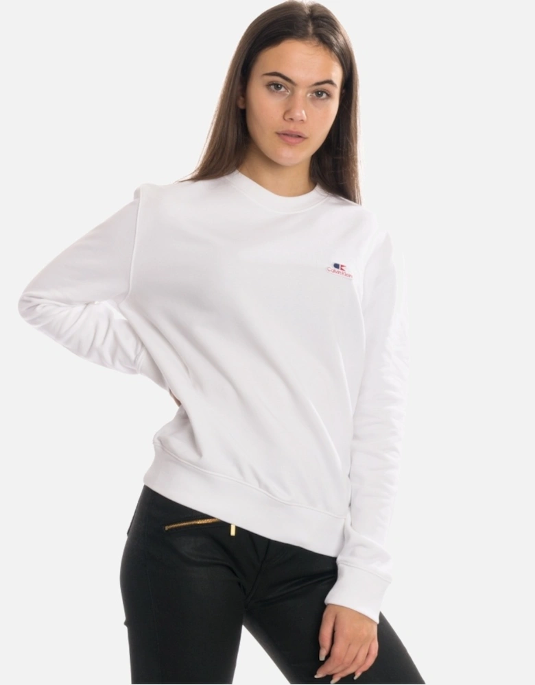 Vintage Logo Small Long Sleeve Womens Sweatshirt