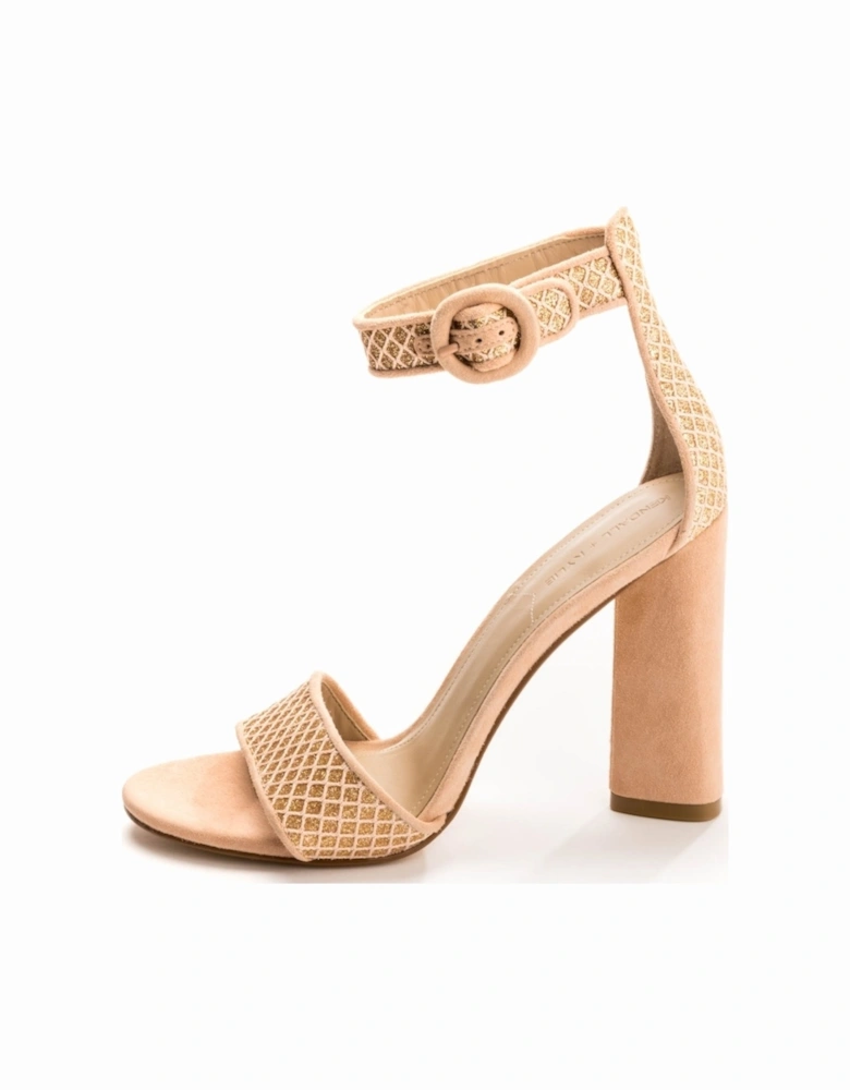 Kendall + Kylie Giselle Womens Suede Ankle Strap Heels