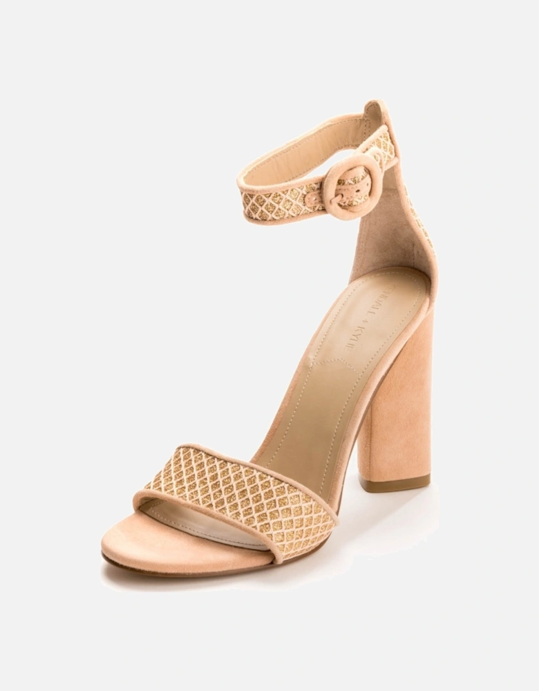 Kendall + Kylie Giselle Womens Suede Ankle Strap Heels