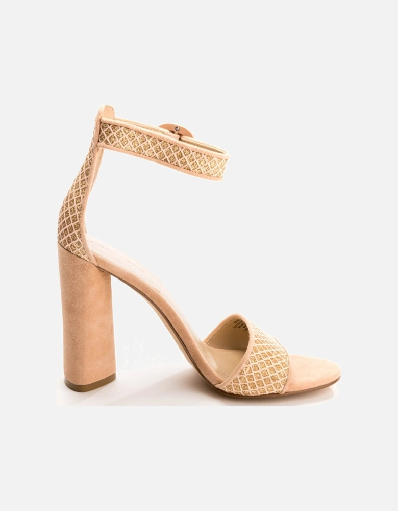 Kendall + Kylie Giselle Womens Suede Ankle Strap Heels