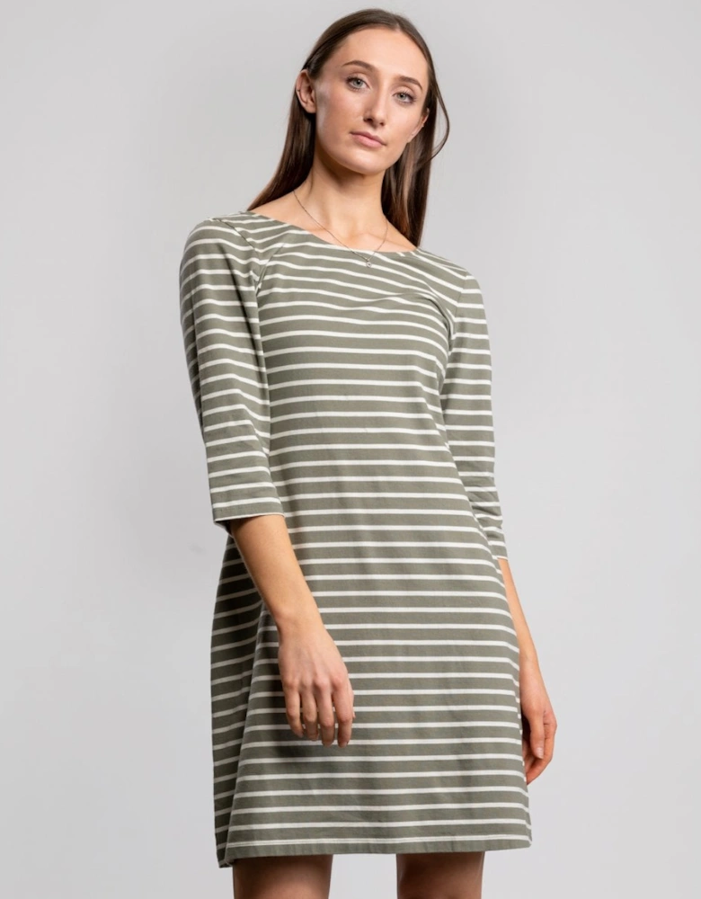 Great Plains Sunday Stripe Jersey Smock Womens Dress