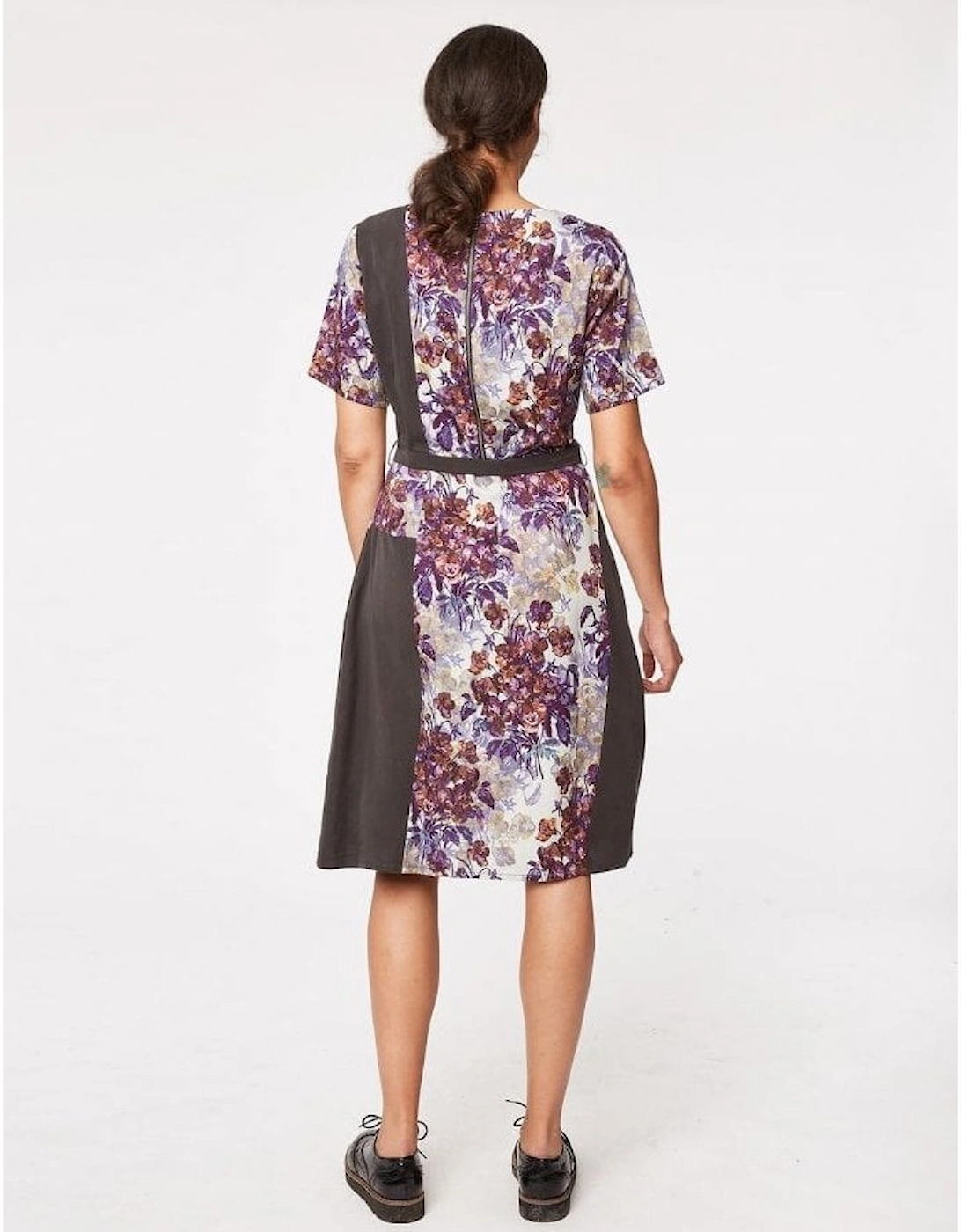 Clothing Ruskin Floral Print Tie Waist Dress