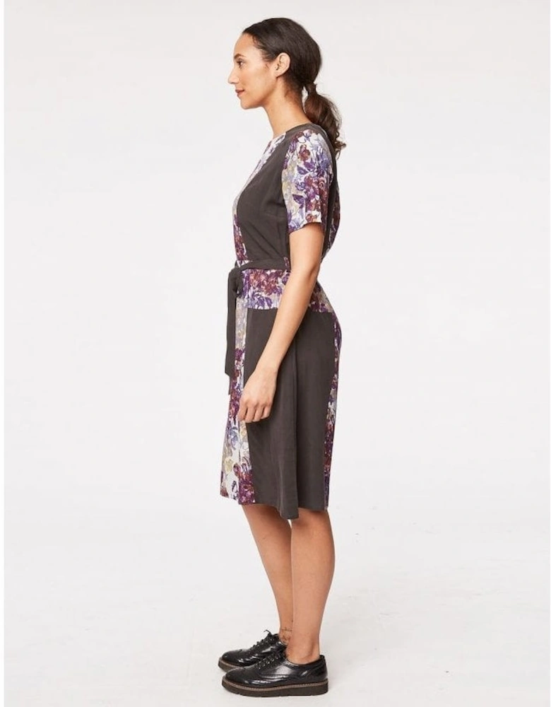 Clothing Ruskin Floral Print Tie Waist Dress