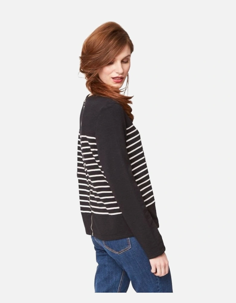 Clothing Cristina Striped Bamboo Jersey Top